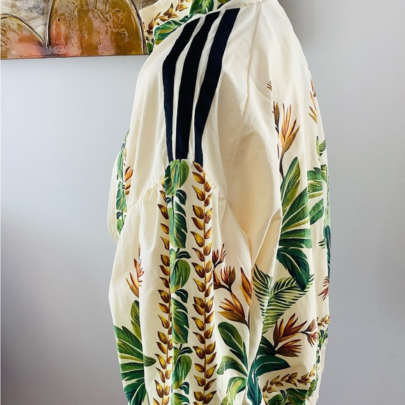 Adidas x FARM Rio Breeze Cream Tropical- Print Jacket, LIMITED EDITION 🌱 - Picture 6 of 9